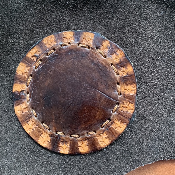 Boho Vintage leather purse with fringe 💃🏻 - Picture 7 of 8